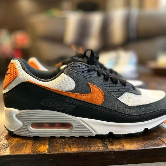 Nike Other - Nike Air Max 90 White/Black/Light Smoke Grey/Starfish DM0029-101 Men's Shoes